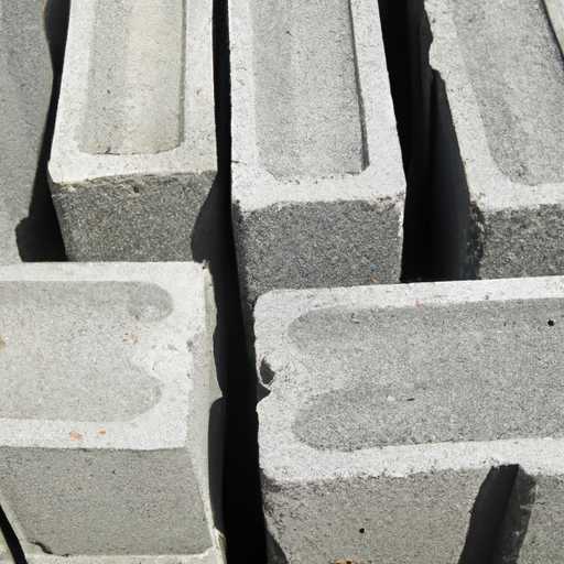 Concrete blocks, construction, advantages, application.